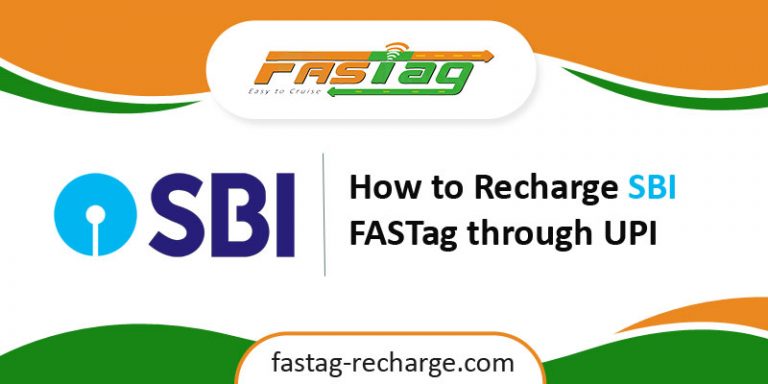 How To Recharge Sbi Fastag Through Upi 6906